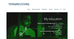 Desktop Screenshot of christophercrowley.com