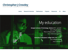 Tablet Screenshot of christophercrowley.com